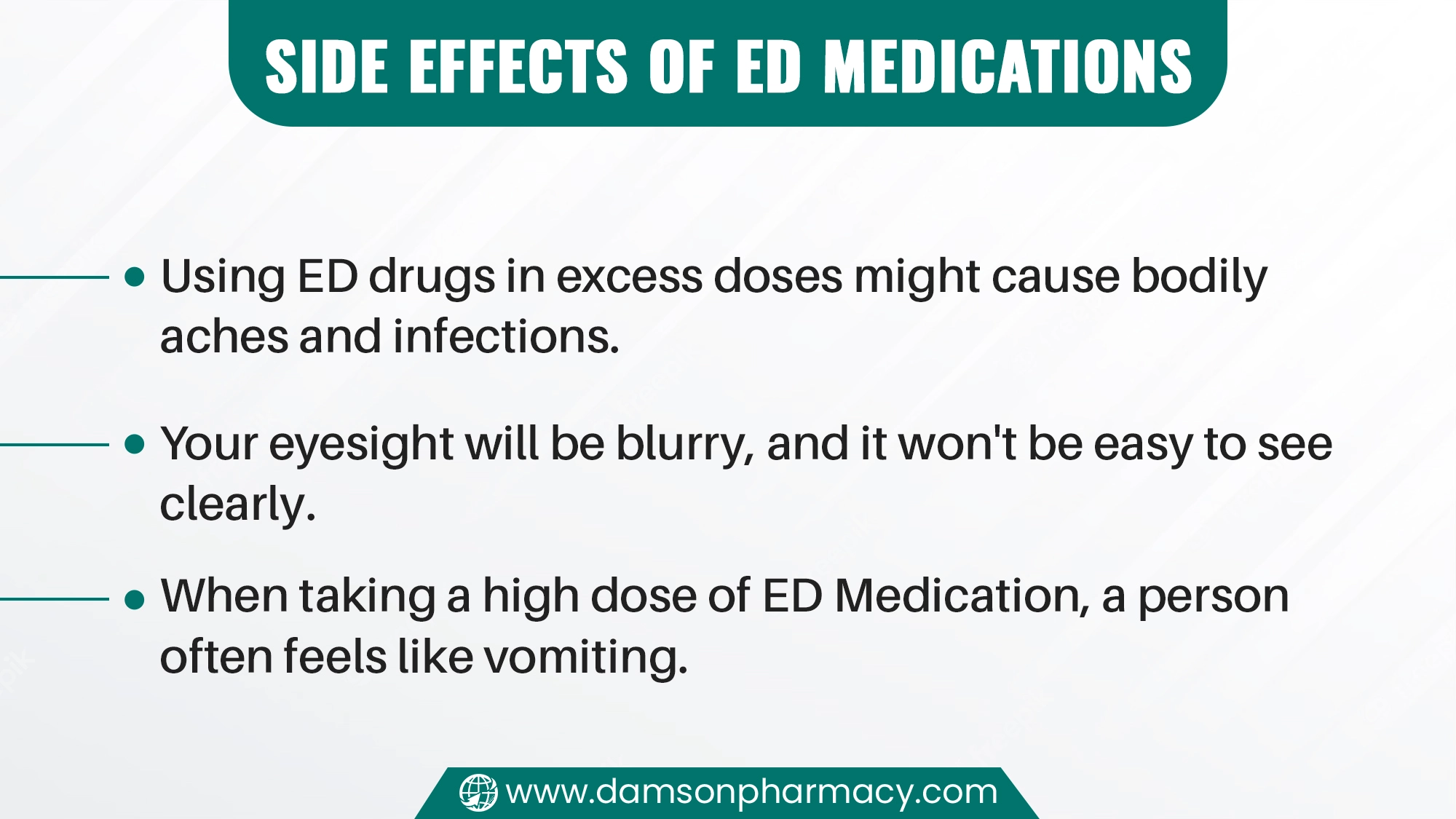 Side Effects of ED Medications USA Side Effects of ED Medications USA