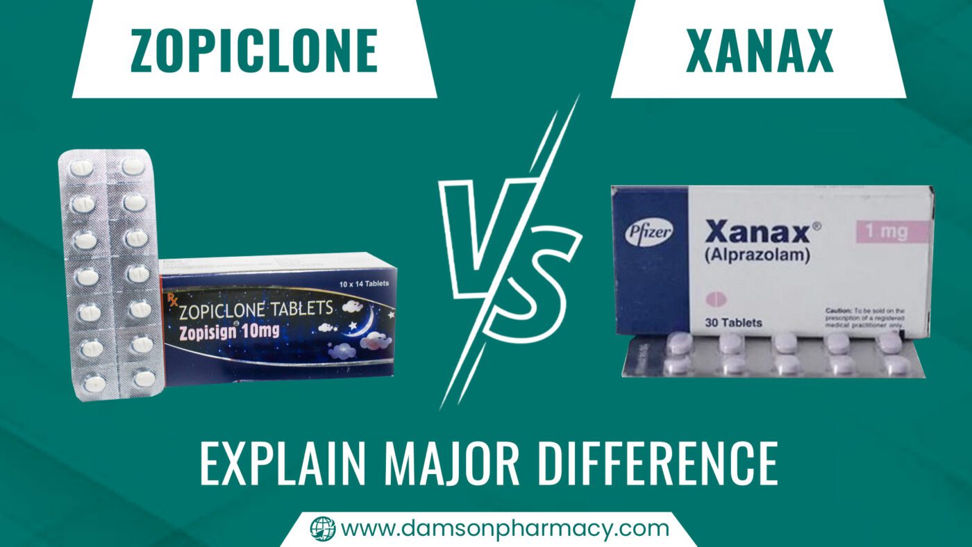 Zopiclone vs Xanax Explain Major Difference