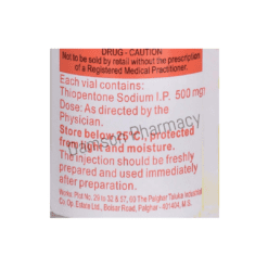 Thiosol Thiopentone 500mg Injection 4