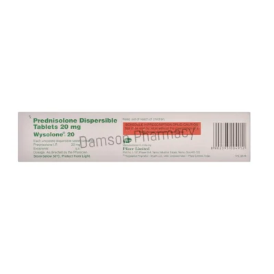 Wysolone 20mg Prednisolone Tablets 3