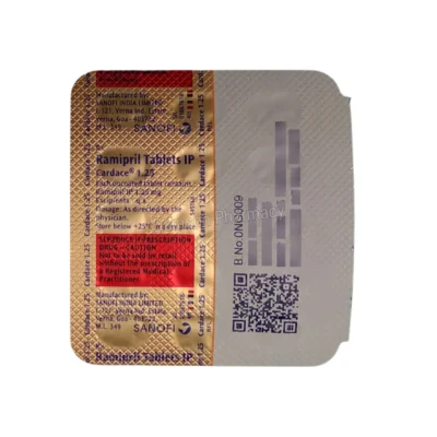 Cardace 1.25mg Tablets 3