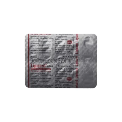 Lipicard 200mg Capsules 1