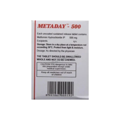Metaday 500mg Tablet 2