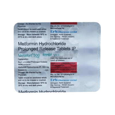 Metafort 500mg Tablet 1