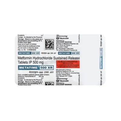 Metatime-500mg XR Tablet 2