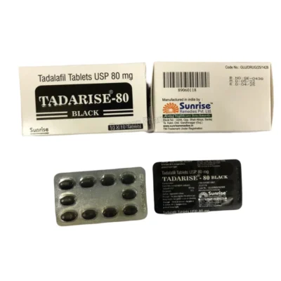 Tadarise Black 80mg Tadalafil Tablets 2