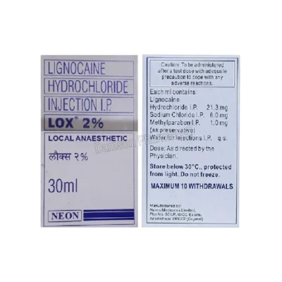 Lox 2 Lignocaine Injection 30ml 1