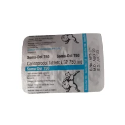 Soma-Dol 750mg Carisoprodol Tablets 1