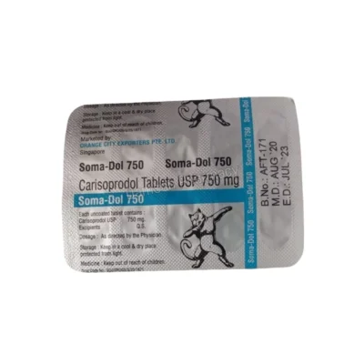 Soma-Dol 750mg Carisoprodol Tablets 1