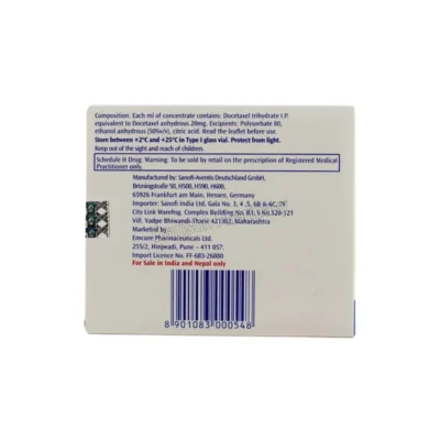 Taxotere 20mg Injection 3