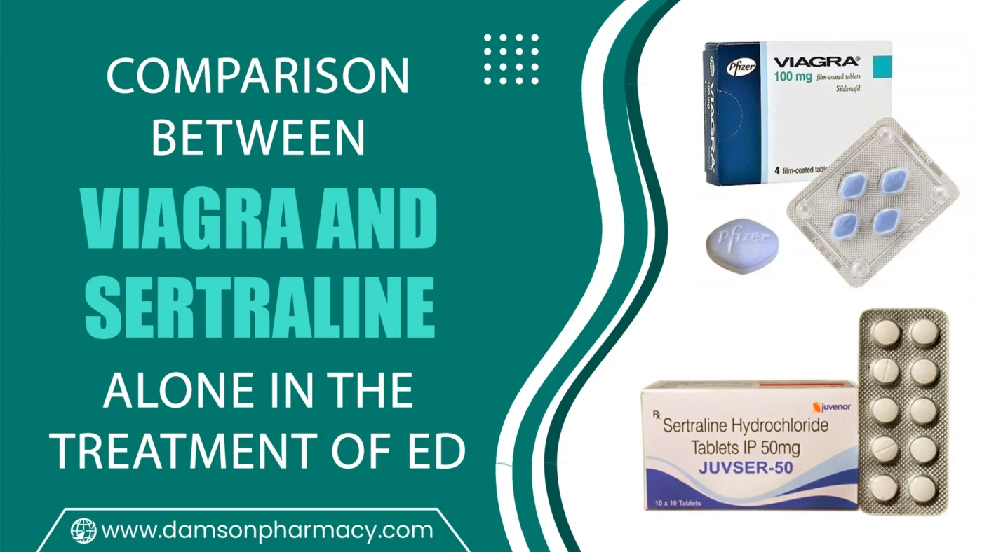 Comparison between Viagra and Sertraline alone in the Treatment of ED