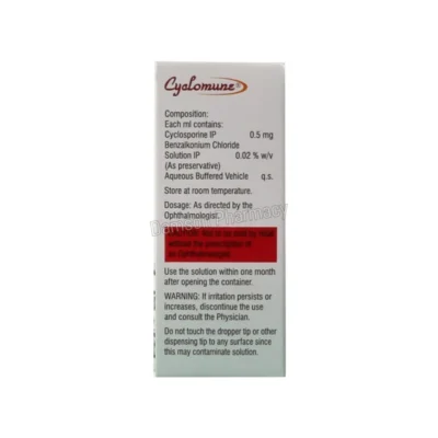 Cyclomune 0.05% Eye Drops 3ml 1
