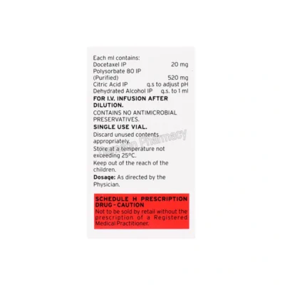 Daxotel 120mg Injection 6ml 3