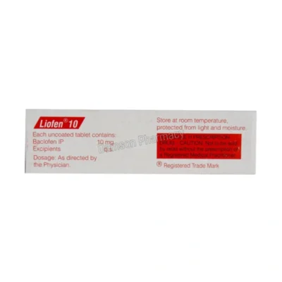 Liofen 10mg Baclofen Tablets 1