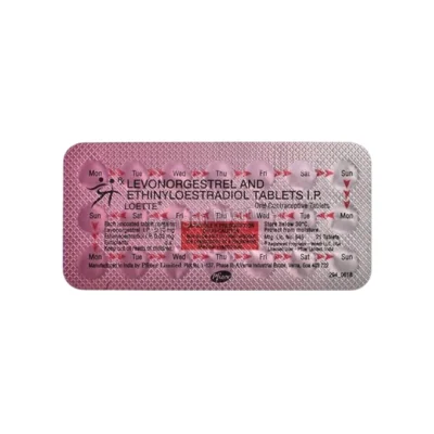Loette 0.10 Mg + 0.02 Mg Tablets 1