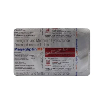 Megagliptin MF 20/500mg Tablet 3